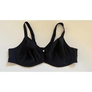 Understance Size 48D Sidney 2.0‎ FlexWire Demi Bra Black Women's